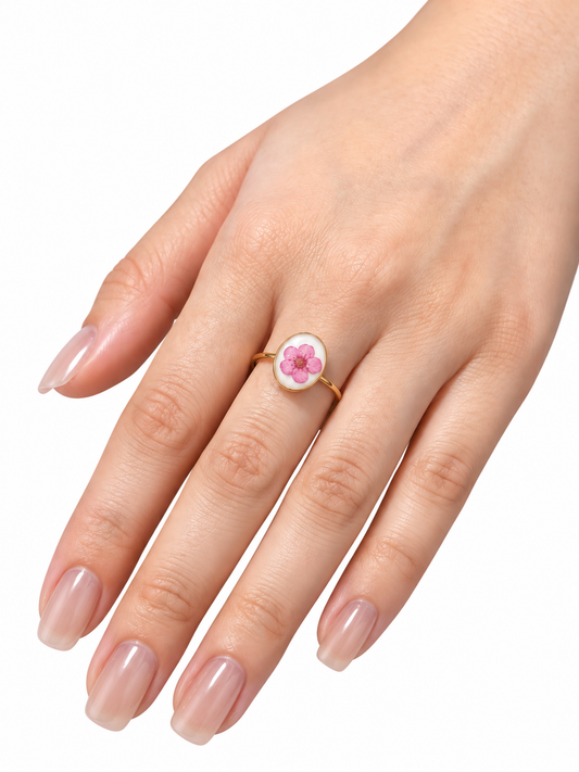 Blush Petal Ring
