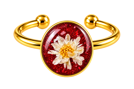 Ruby Bloom Cuff