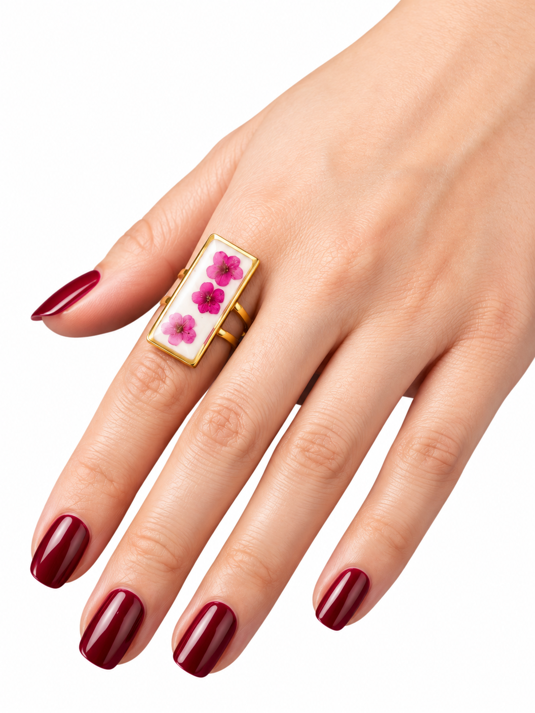 Triple Blossom Ring