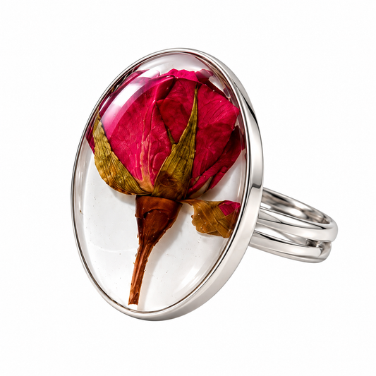 Forever Rose Silver Ring