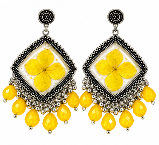 Sunlit Bloom Jhumka